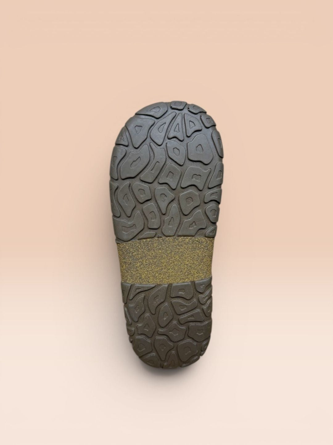 Brown One Toe Two Strap Comfort Sandals