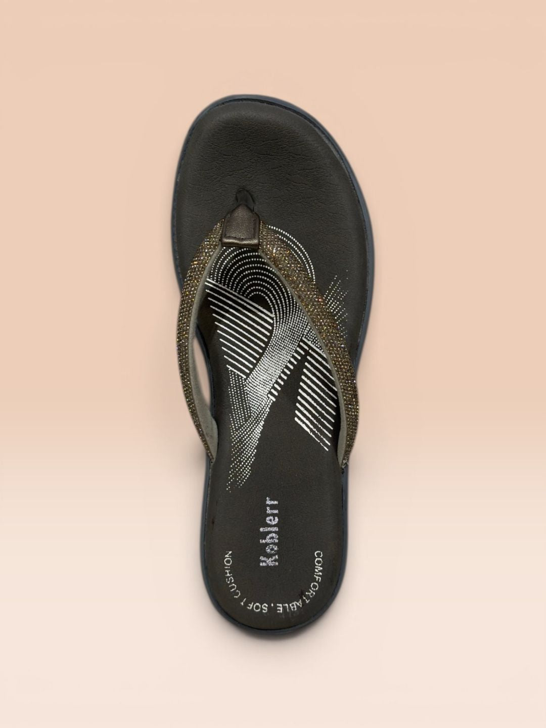 Grey Slip-on sandals