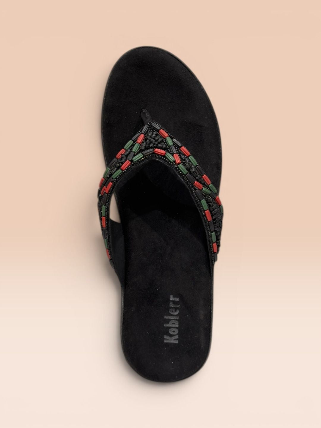 Black Slip-on sandals