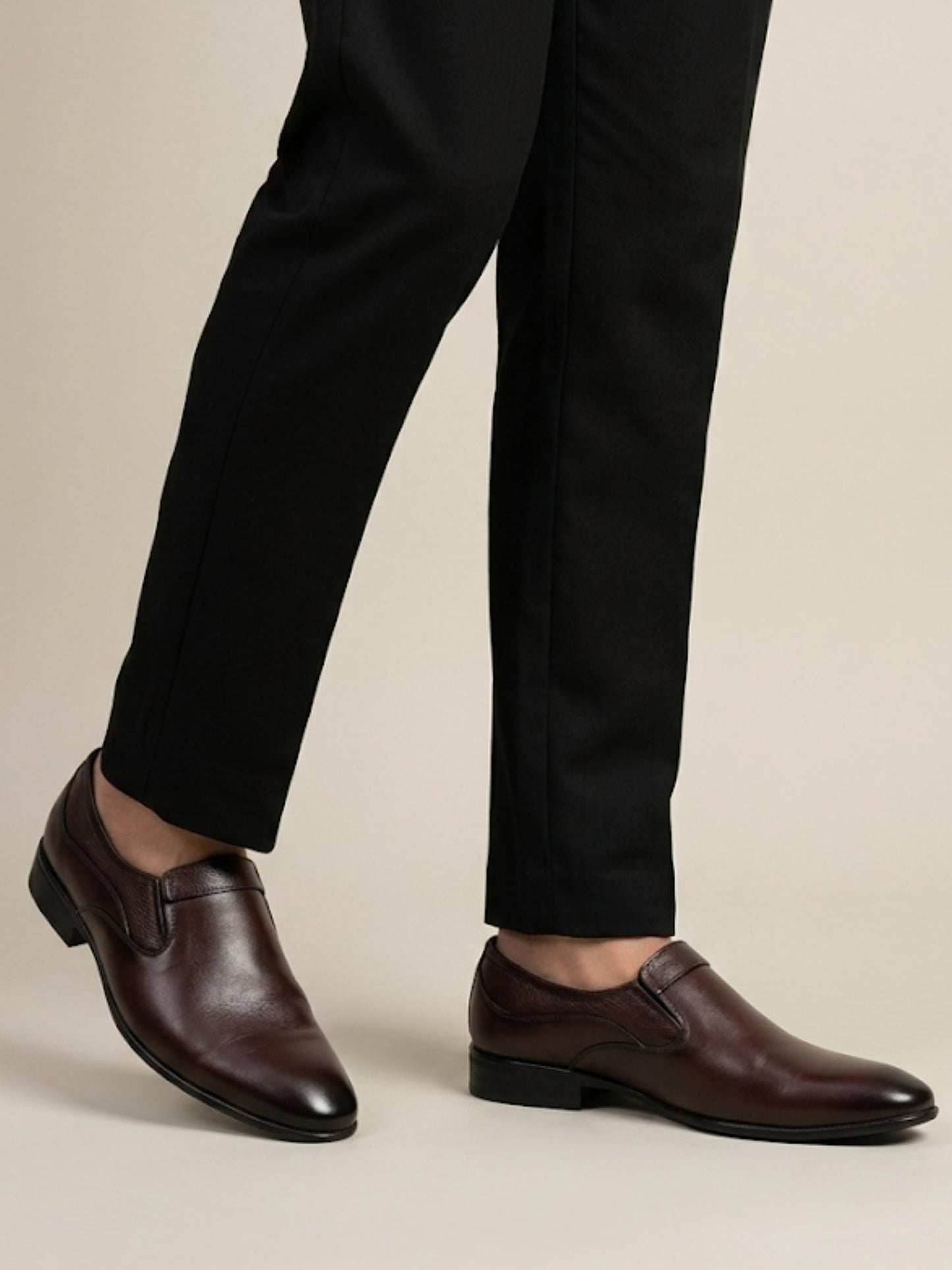 Brown Casual Slip-On Shoes
