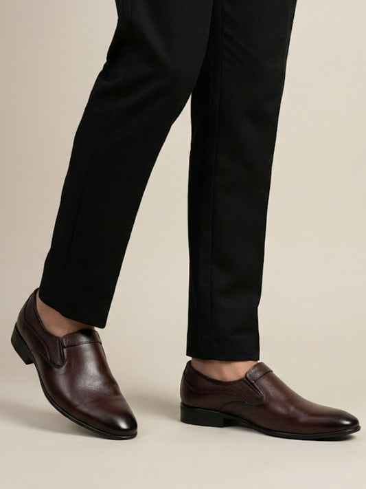 Brown Casual Slip-On Shoes