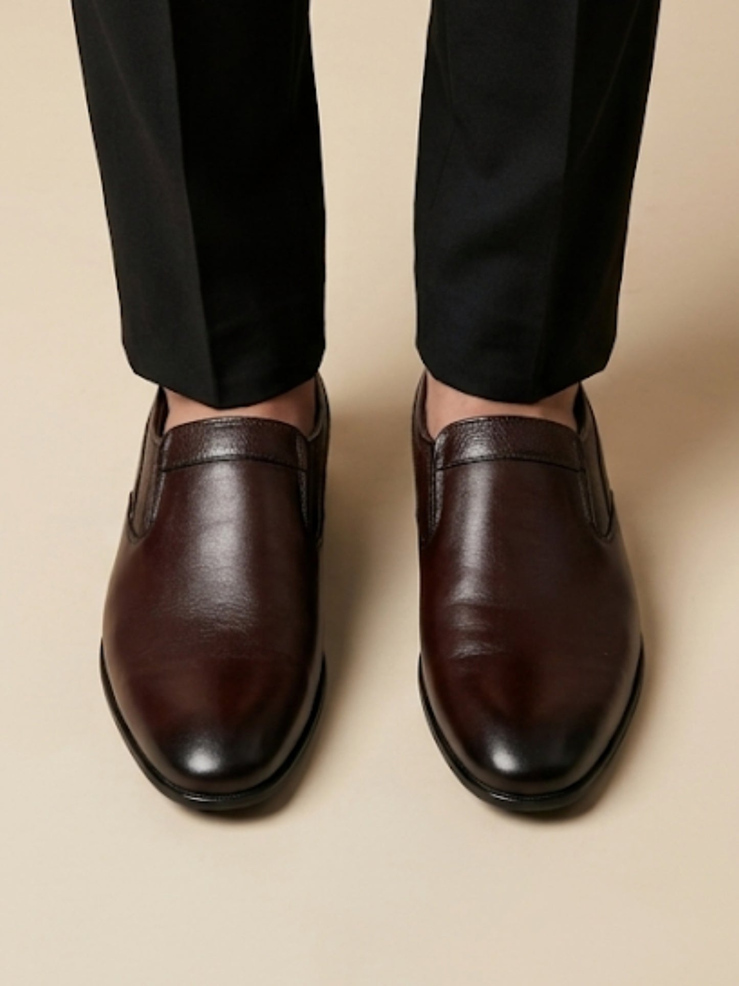 Brown Casual Slip-On Shoes