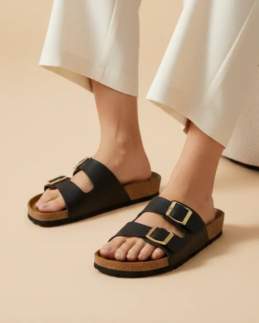 Women Dual Strap Comfort Sandals