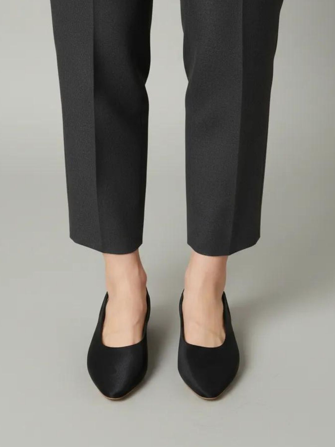 Black Pointed Casual Sandals