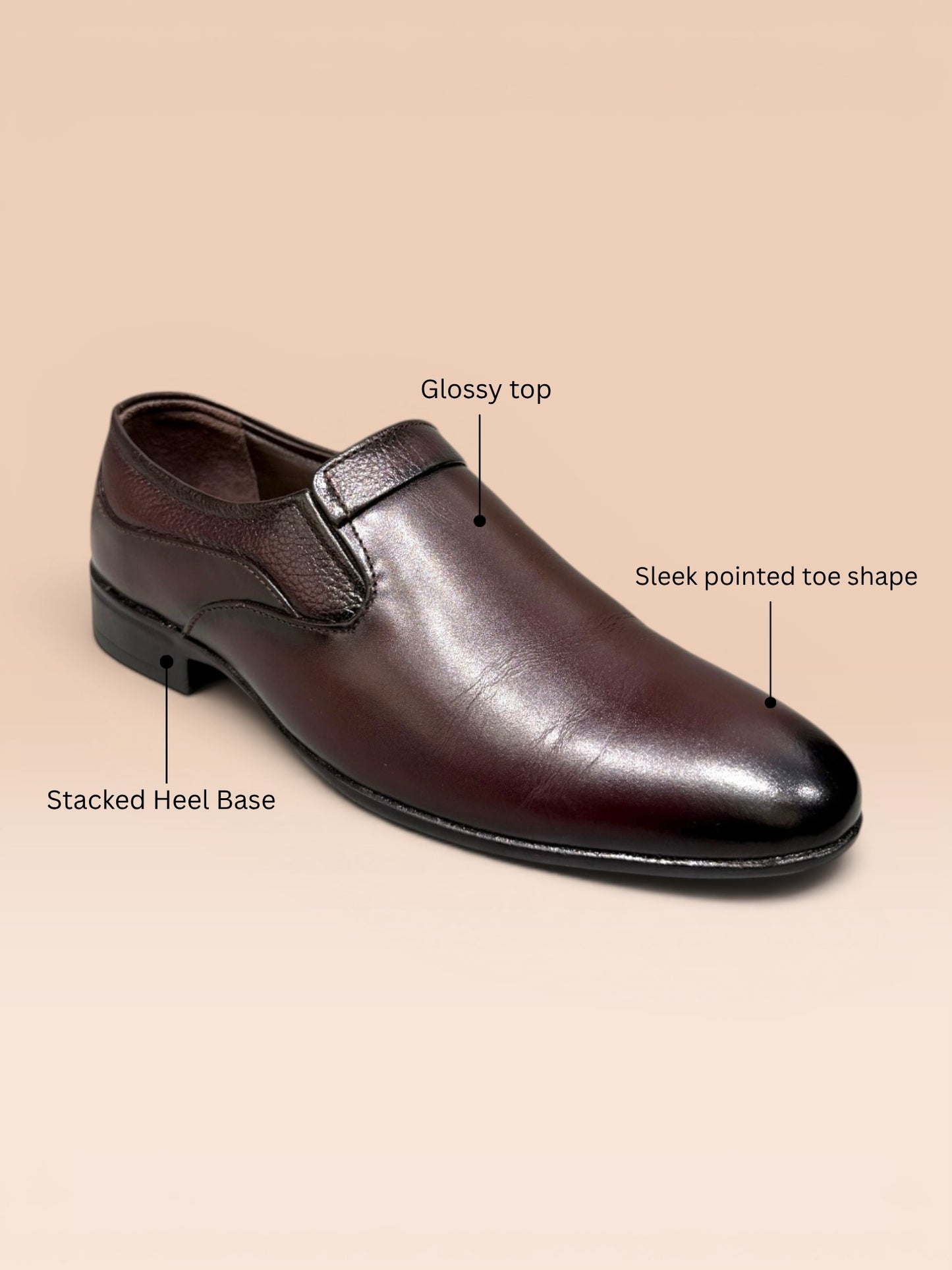 Brown Casual Slip-On Shoes