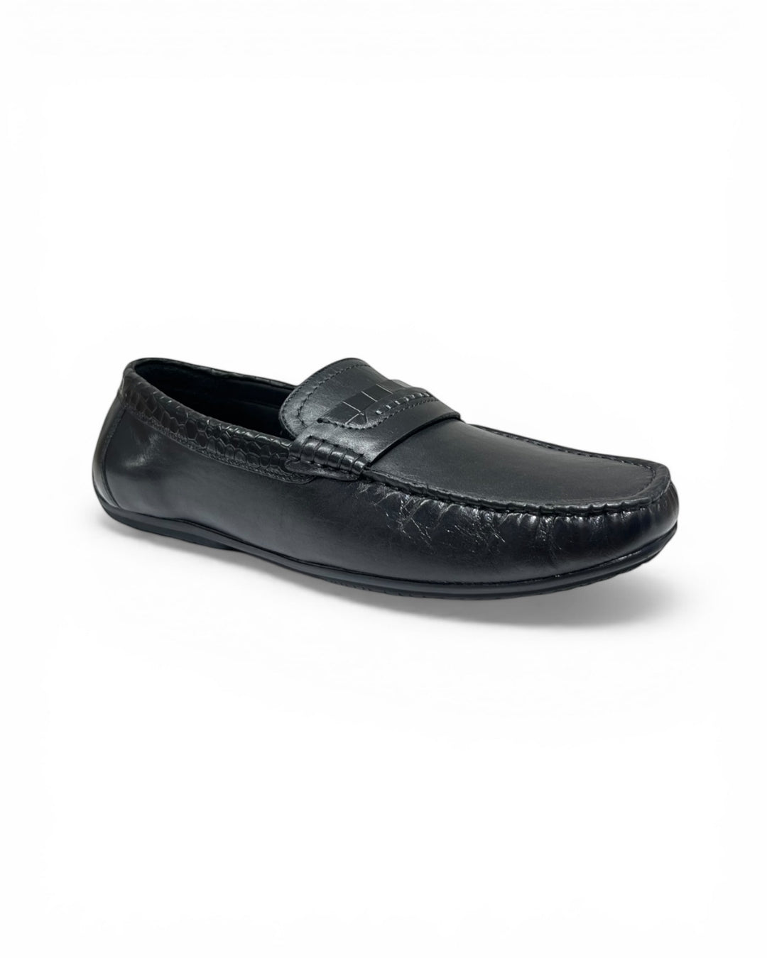 Black Men Slip-On Loafers
