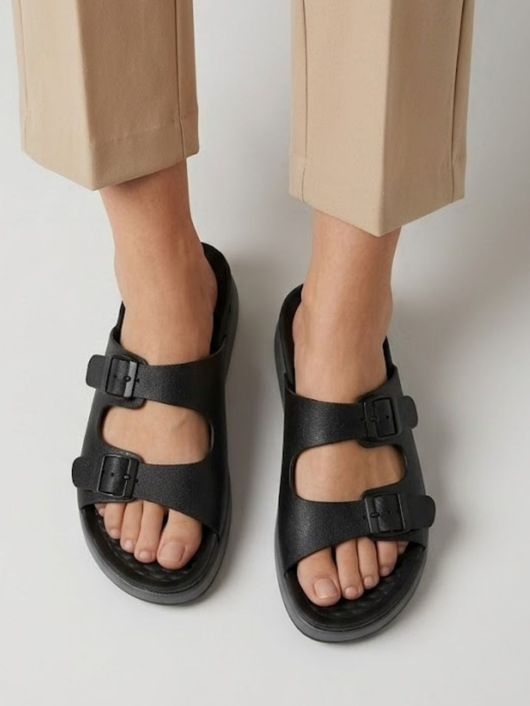 Black Women's Comfort Sandals