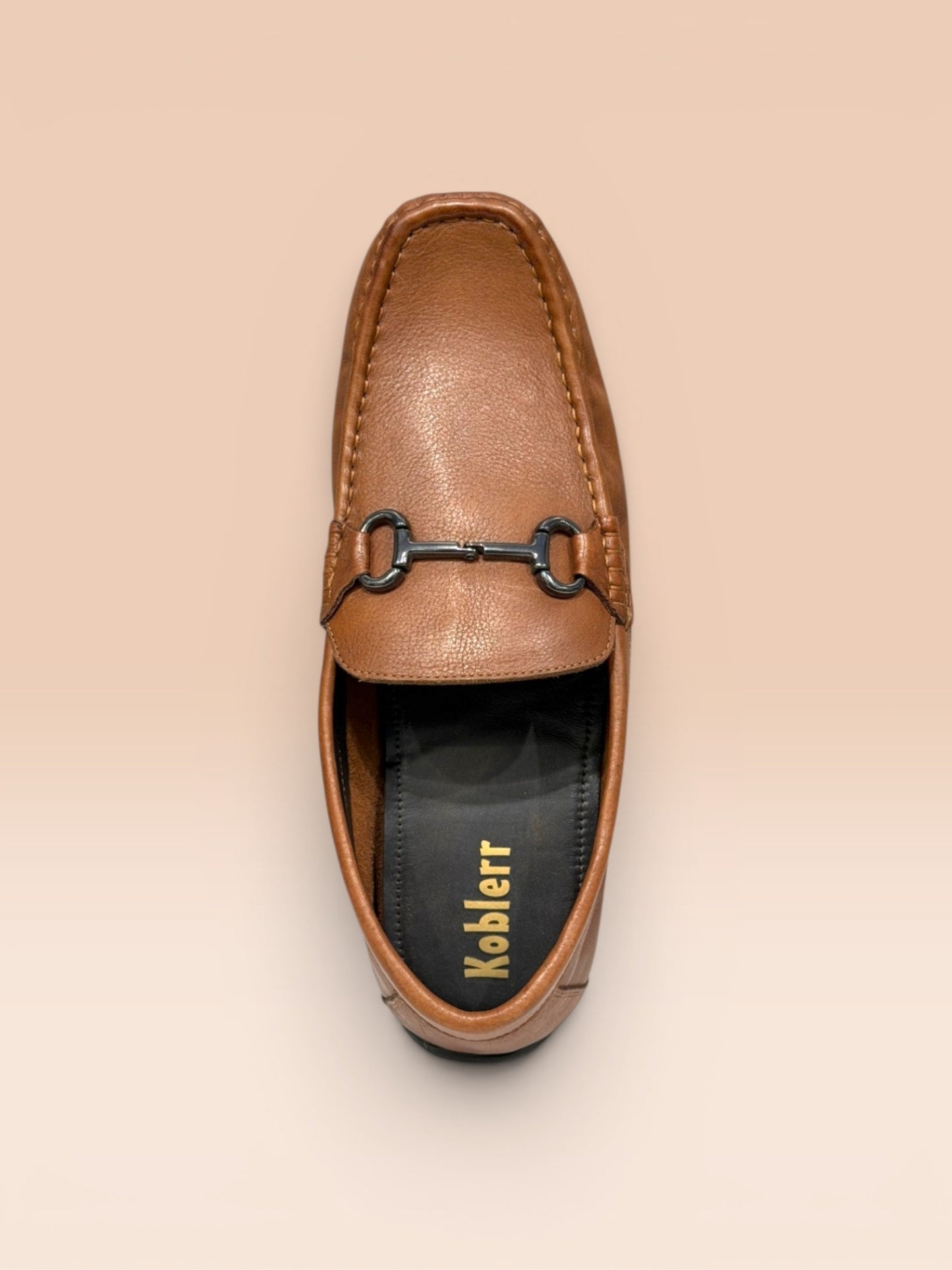 Tan Leather Formal Loafers