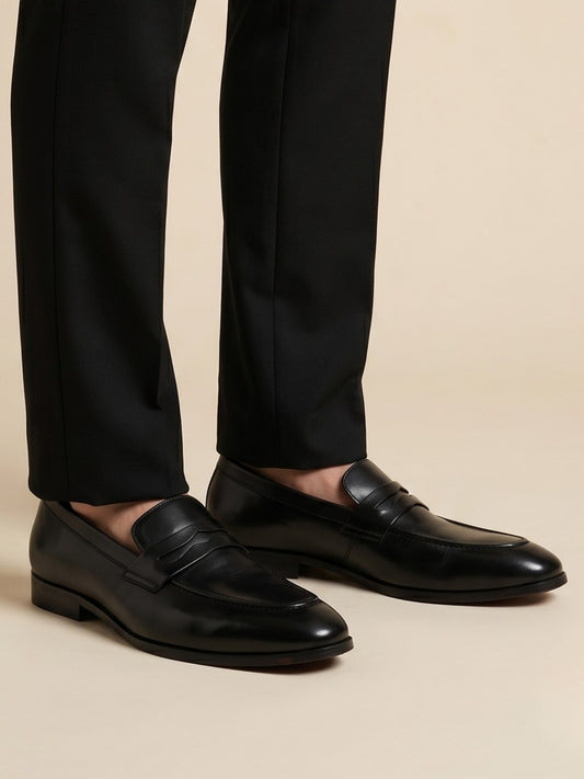 Black Formal Penny Loafers