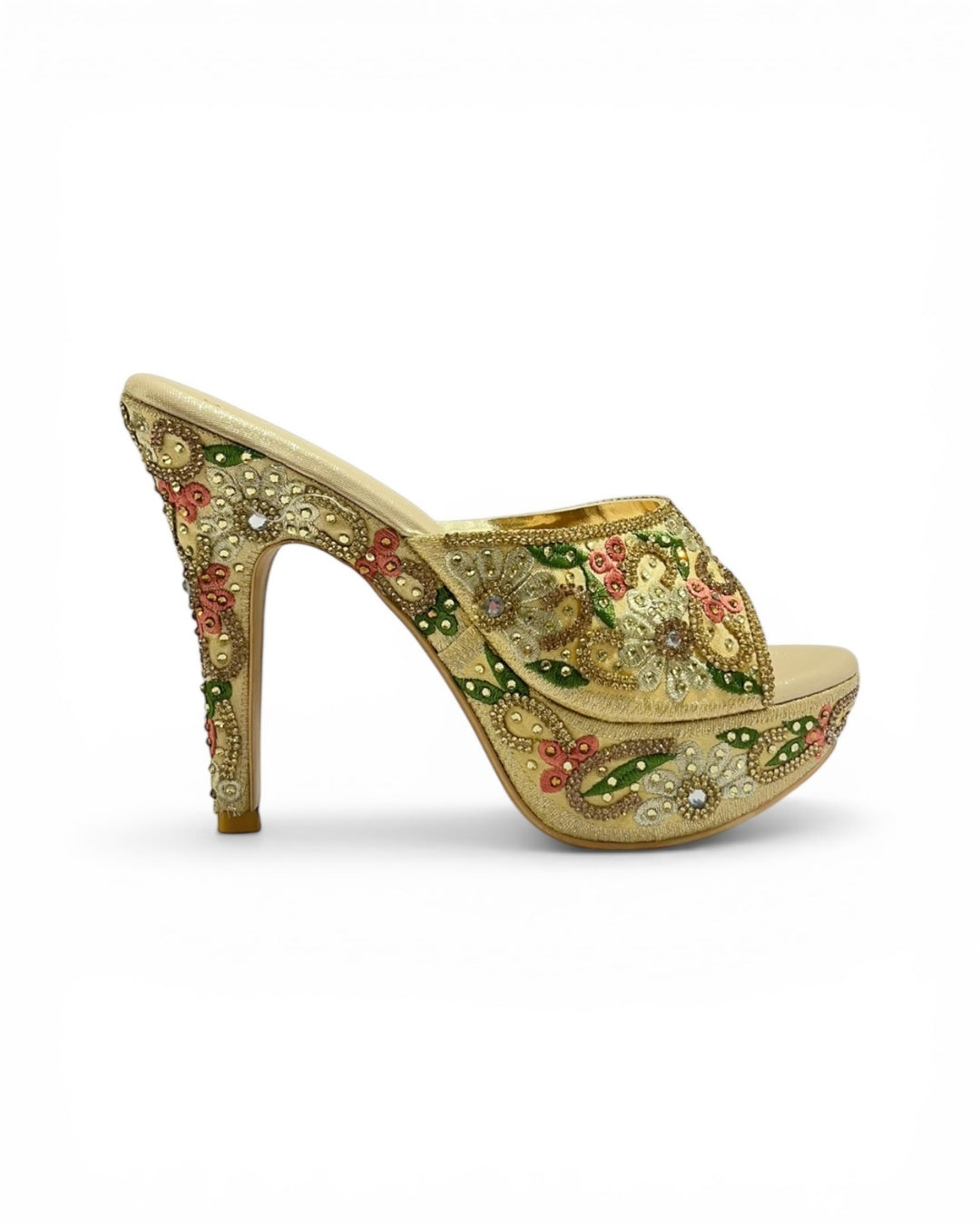 Ethnic Slim Heels