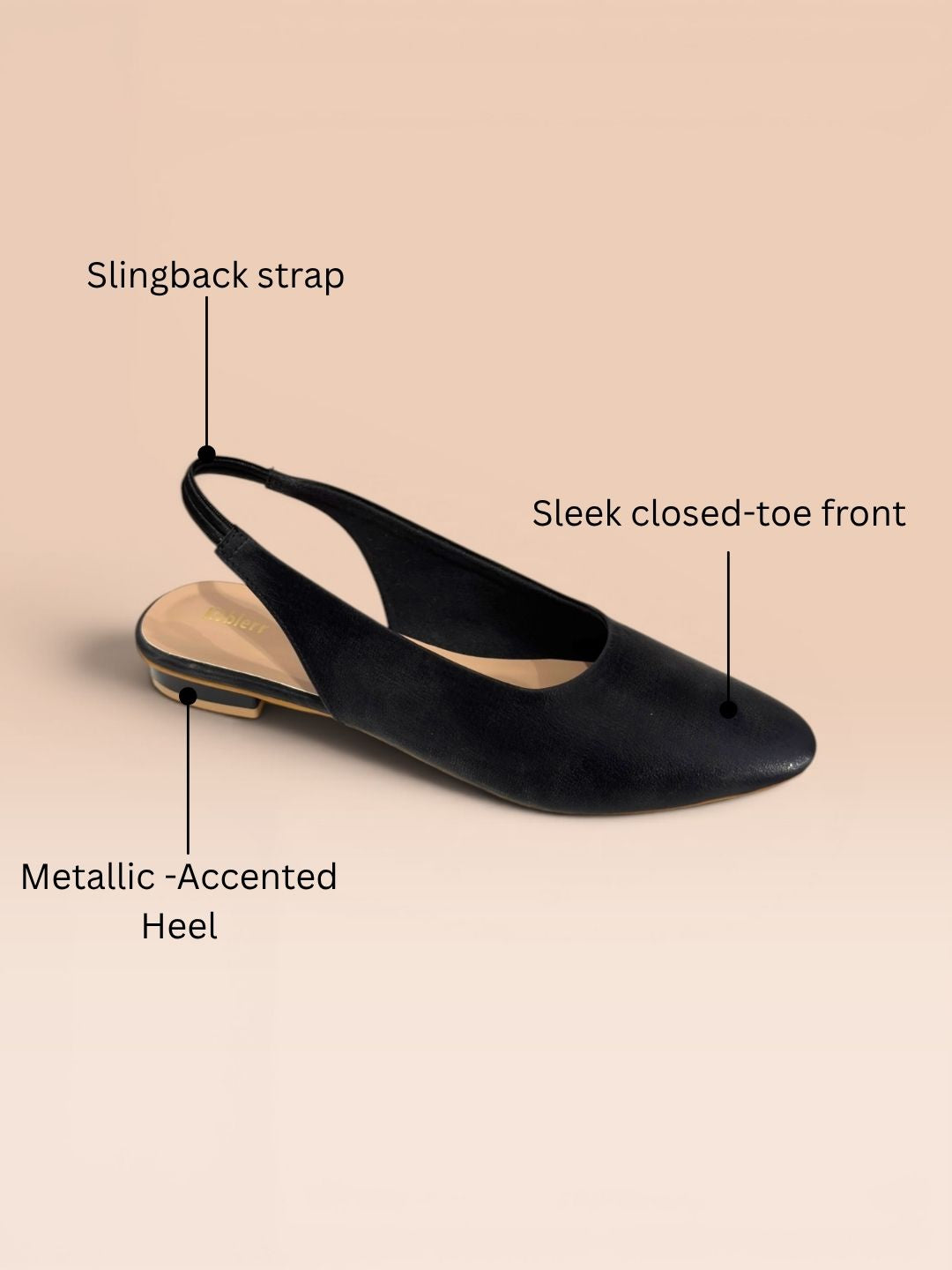 Black Pointed Casual Sandals