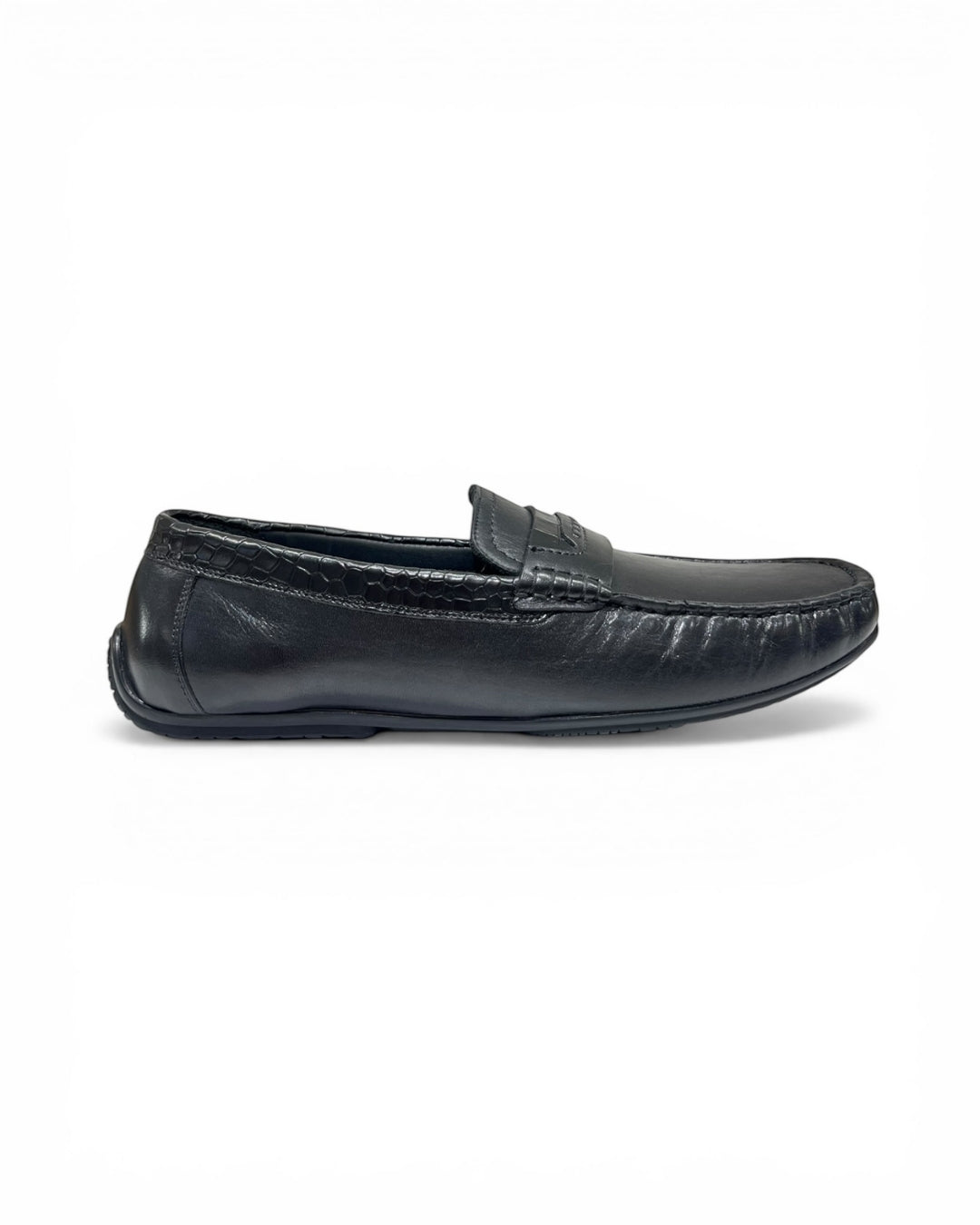 Black Men Slip-On Loafers