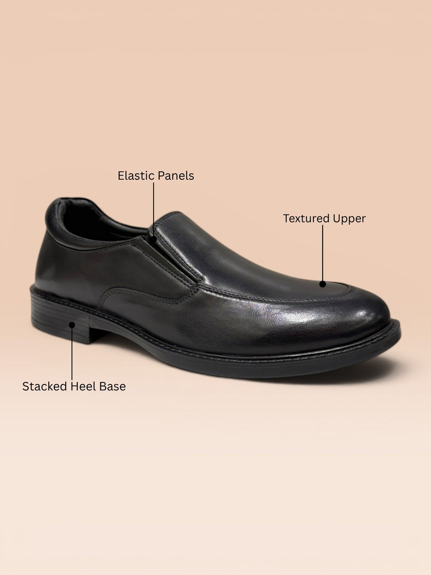 Men’s Textured Formal Loafers