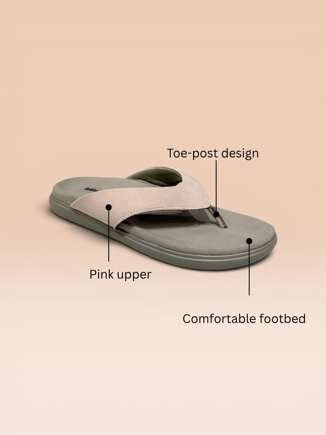 Mauve Casual Comfort Sandals