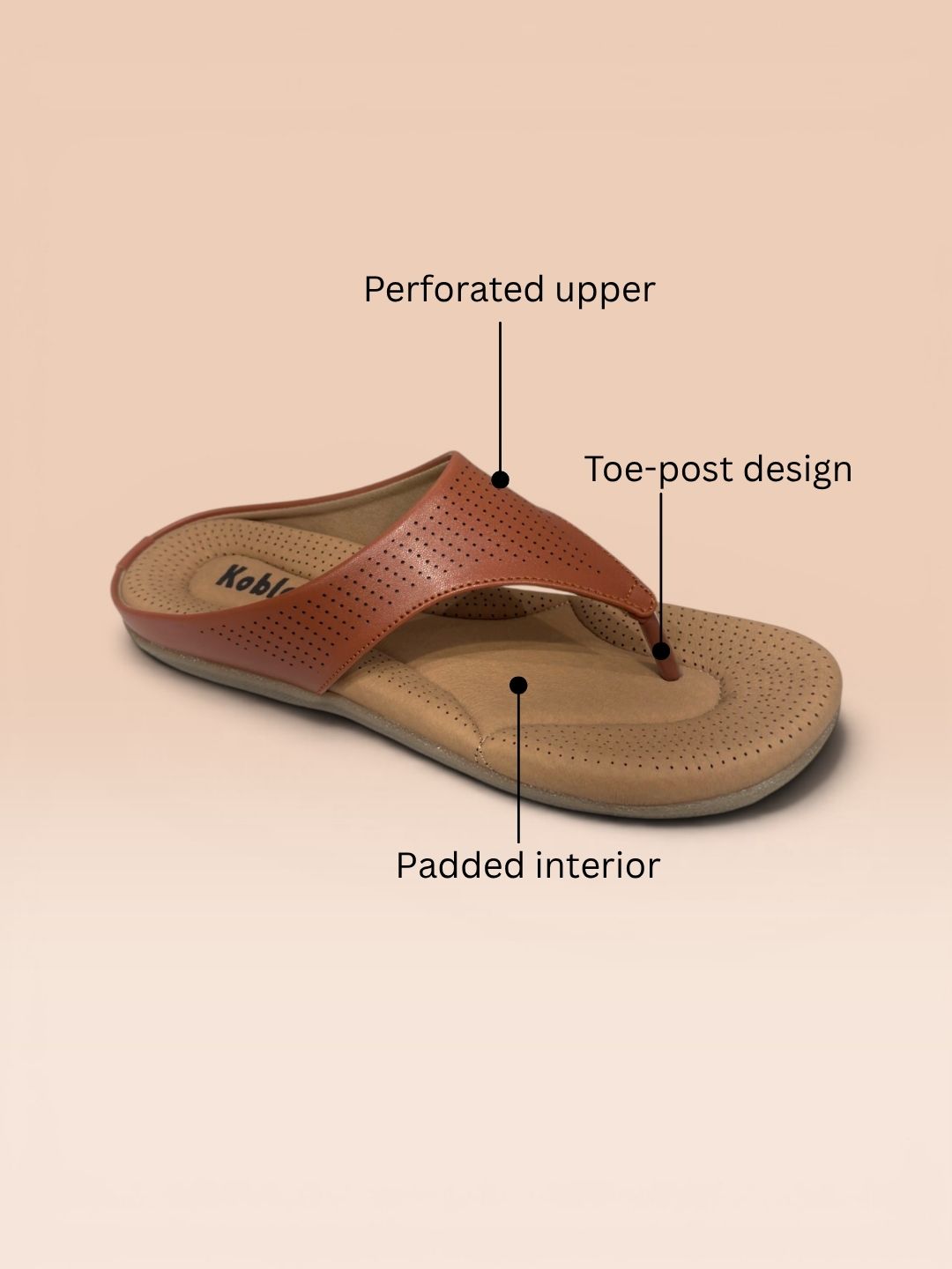 Tan Comfy Daily Sandals
