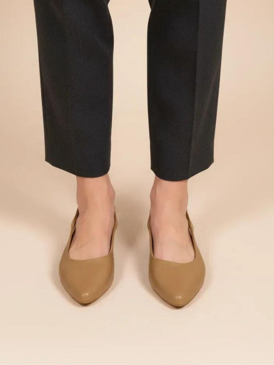 Beige Pointed Casual Sandals
