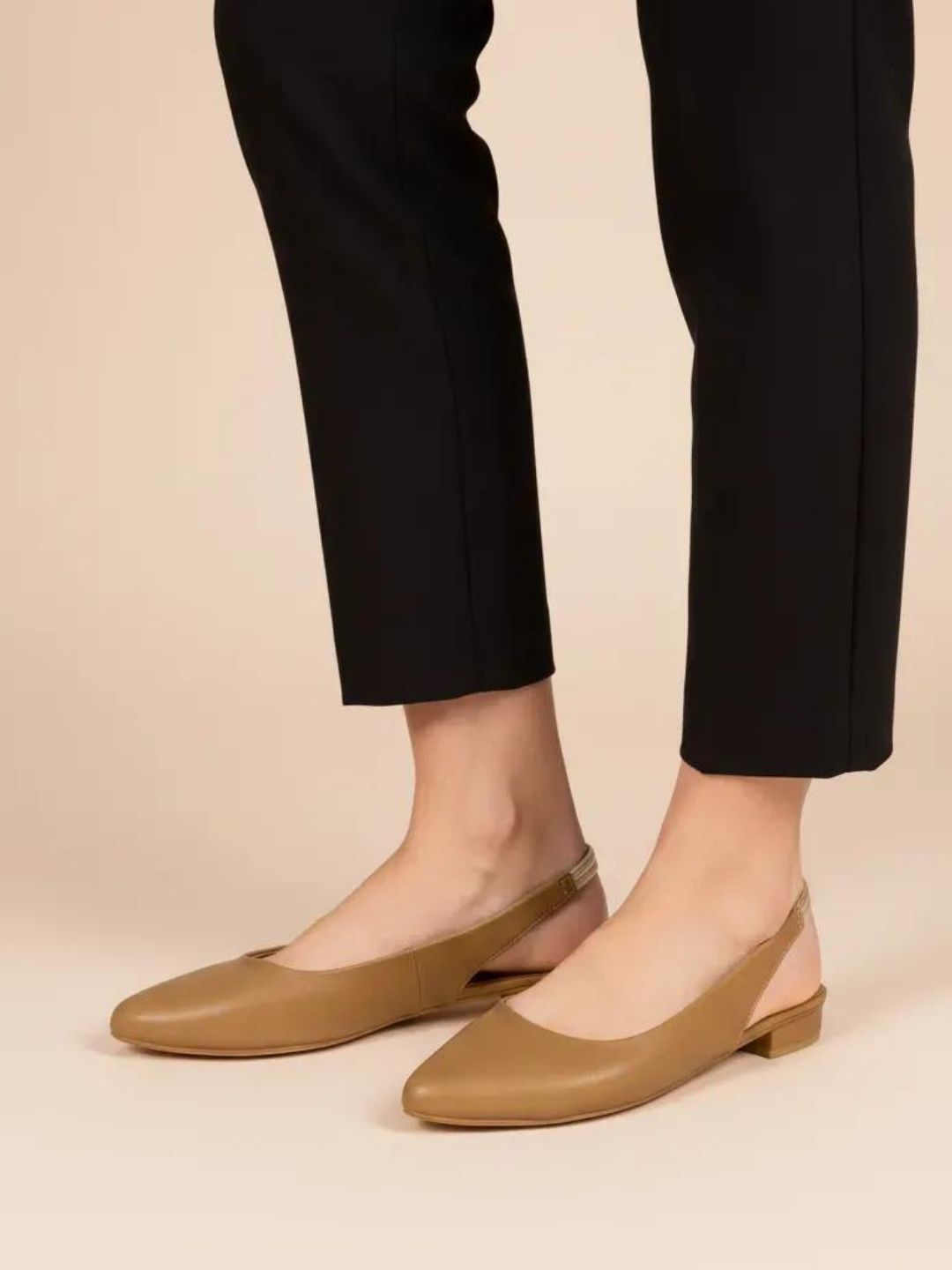 Beige Pointed Casual Sandals