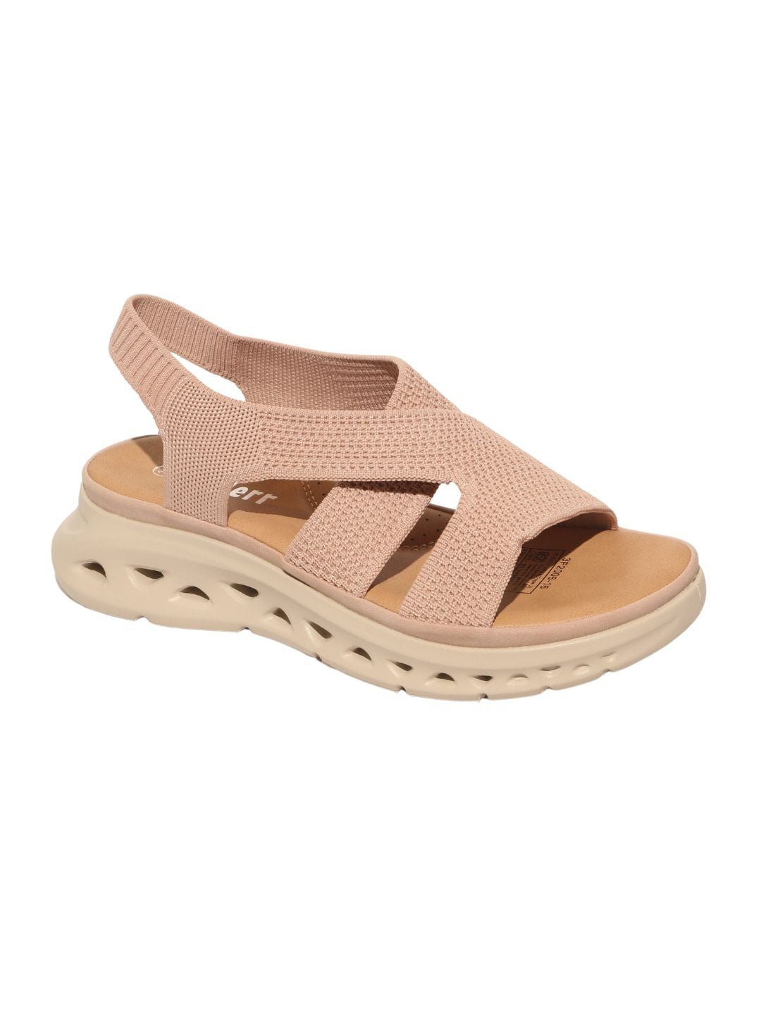 Pink Cross Strap Comfy Sandals