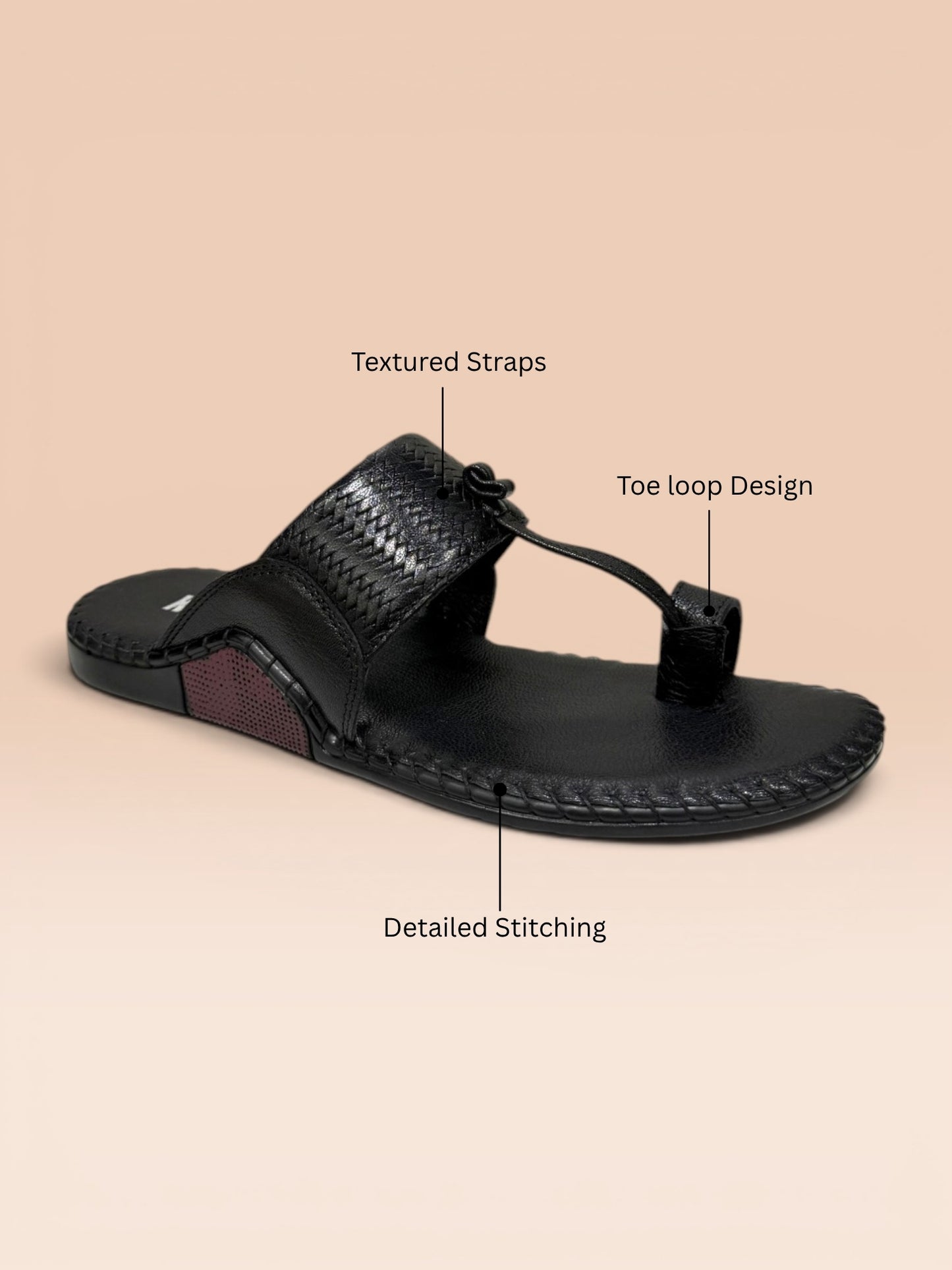 Men Toe-Loop Sandals