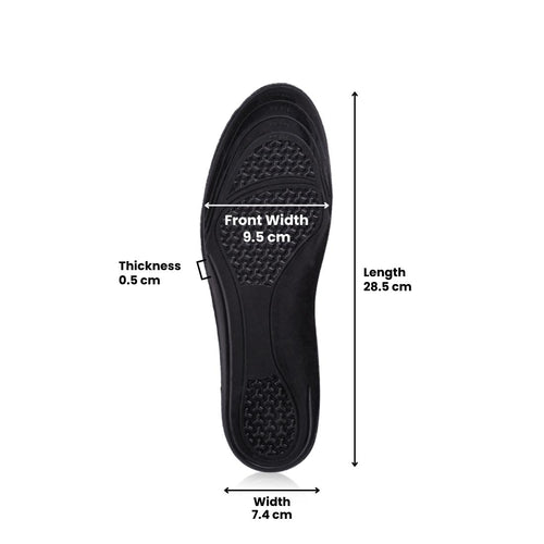 Helios Soft Gel Foot Insoles For Men - Trim to Fit