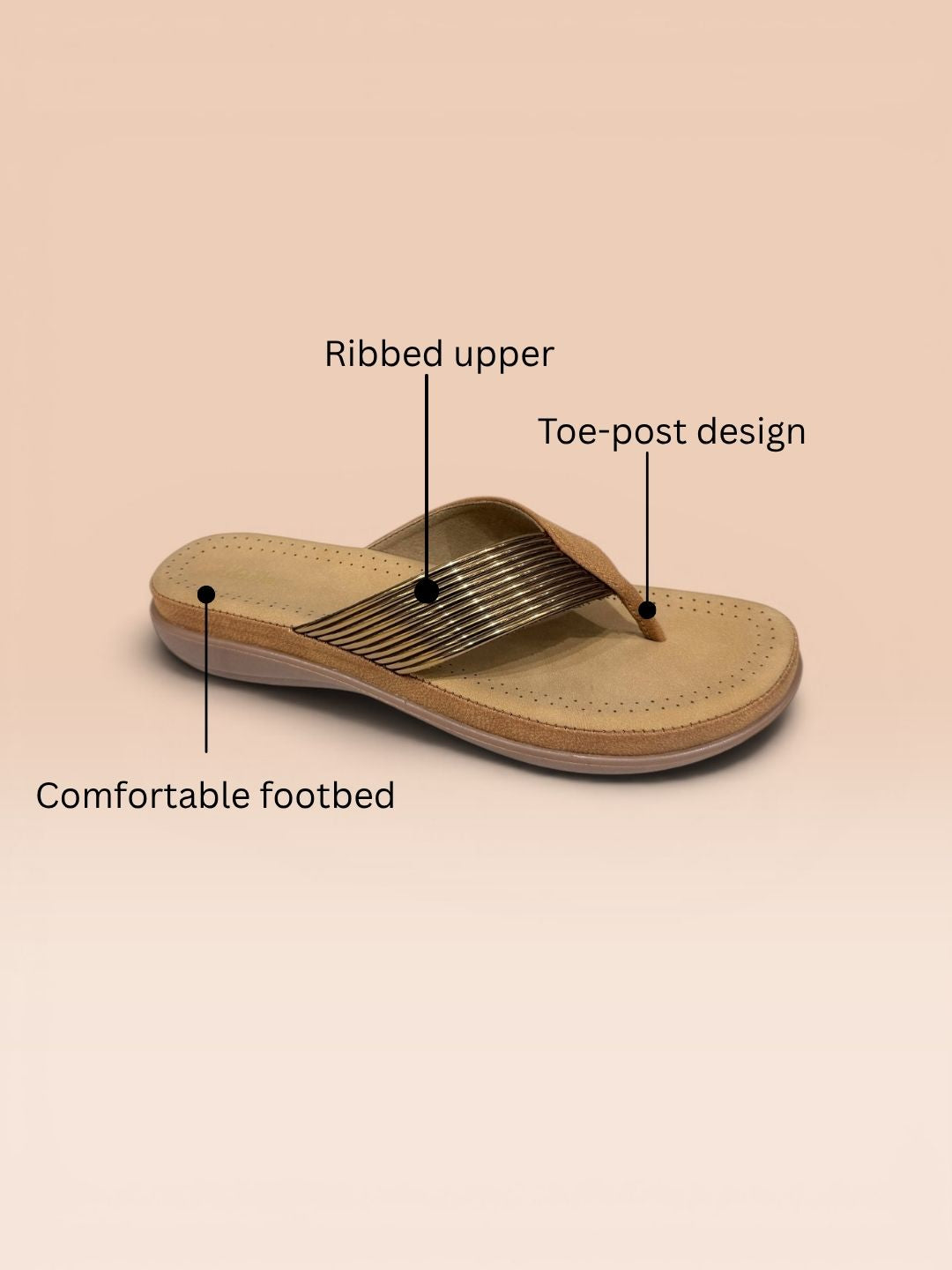 Tan Casual Sandals