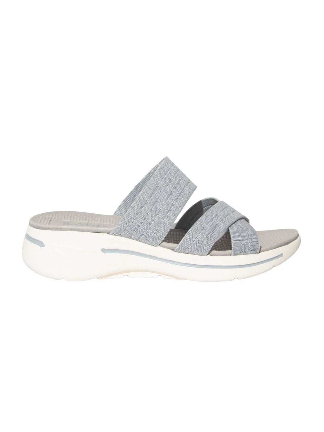 Grey Textured Comfy Slides