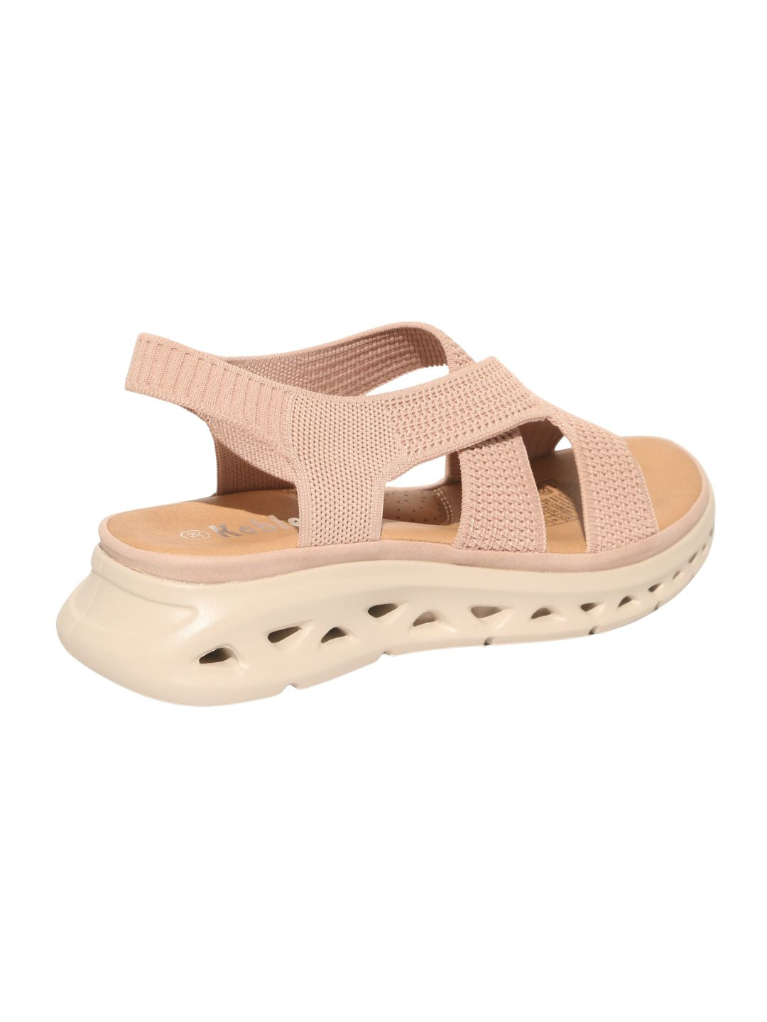 Pink Cross Strap Comfy Sandals