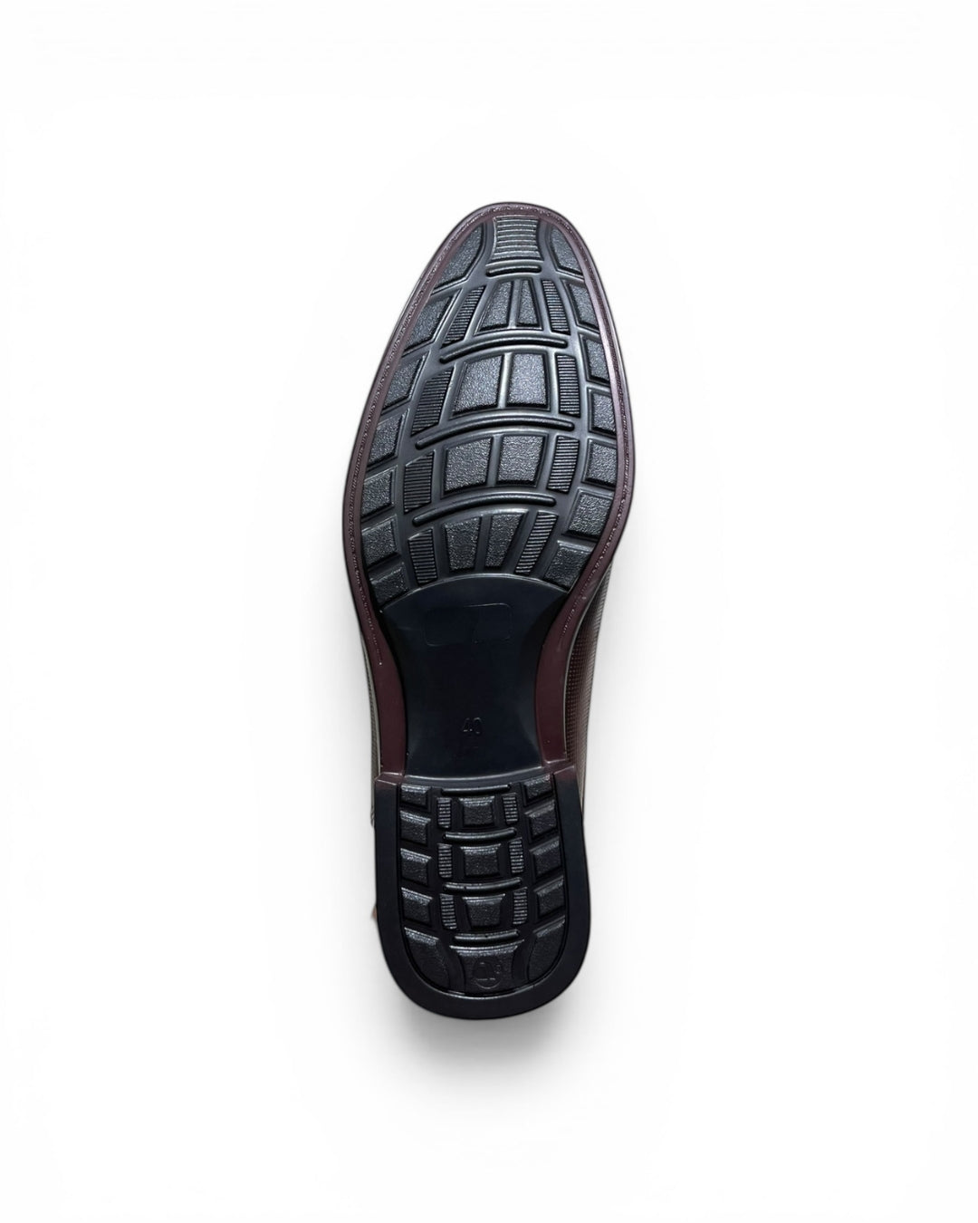 Tan Textured Leather Formal Shoe