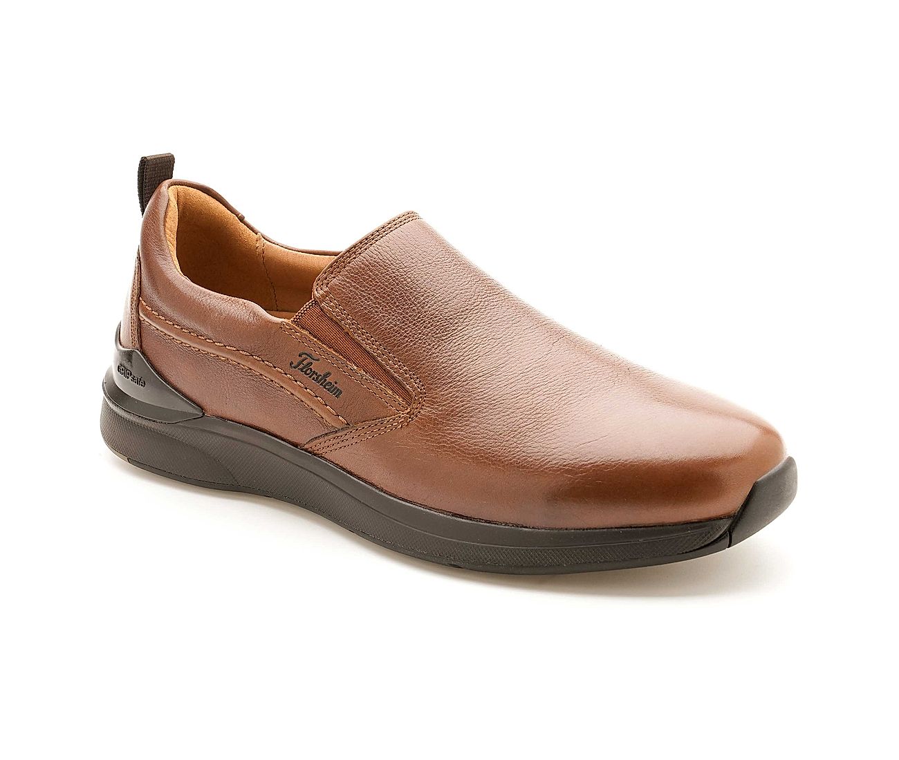 Beetle Tan Men Plain Toe Slip-on