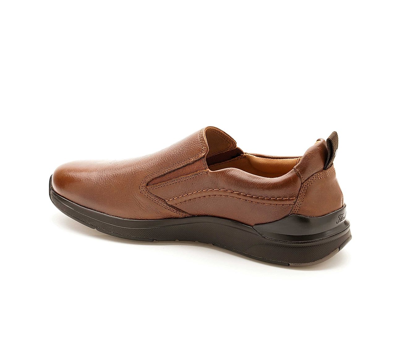 Beetle Tan Men Plain Toe Slip-on