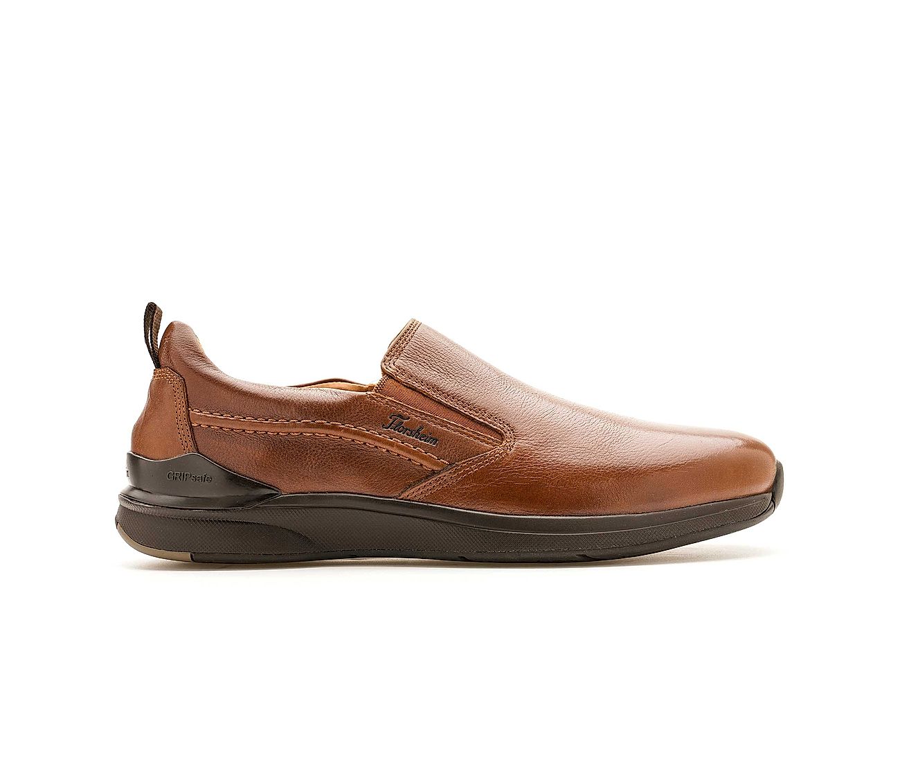 Beetle Tan Men Plain Toe Slip-on