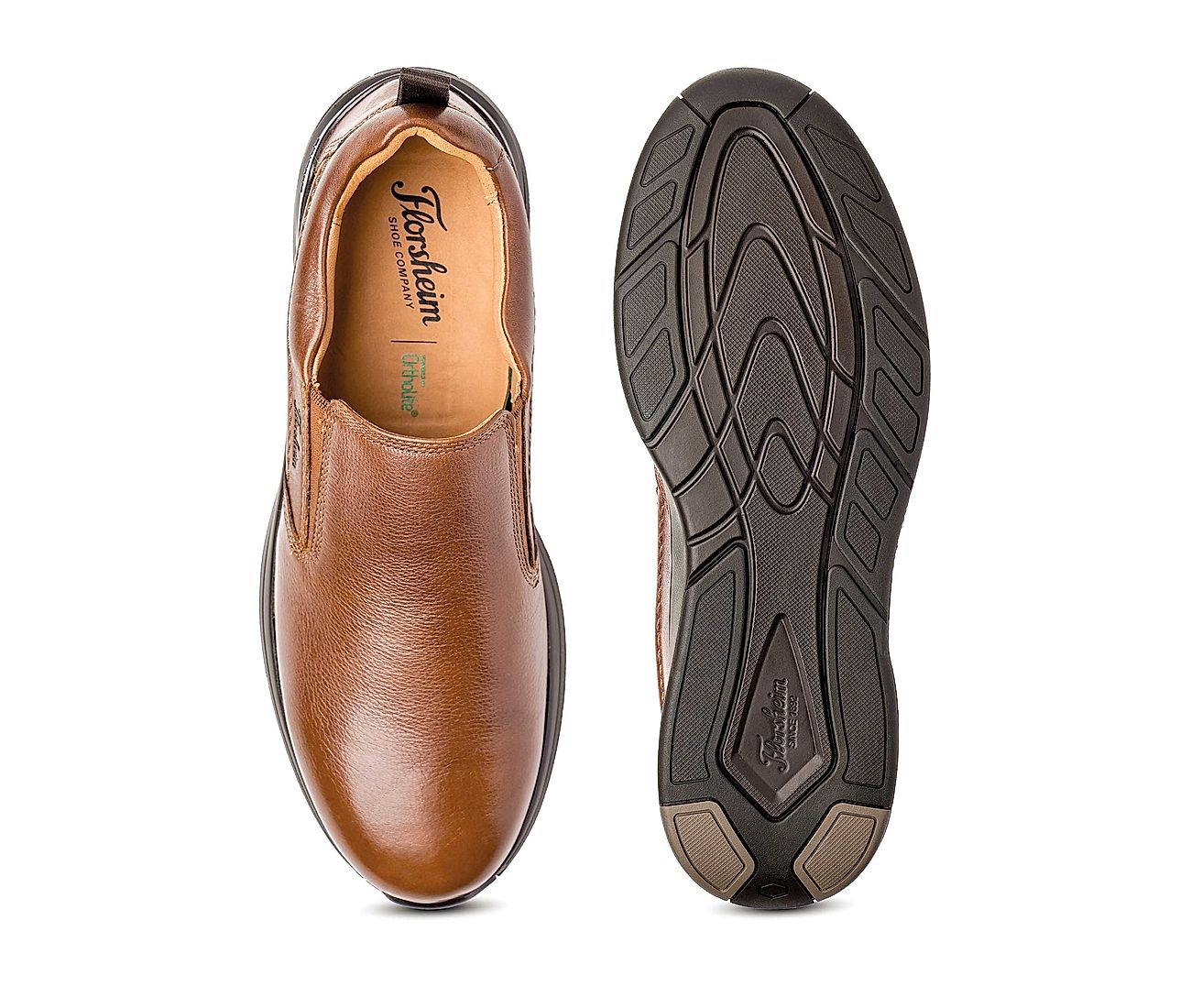 Beetle Tan Men Plain Toe Slip-on