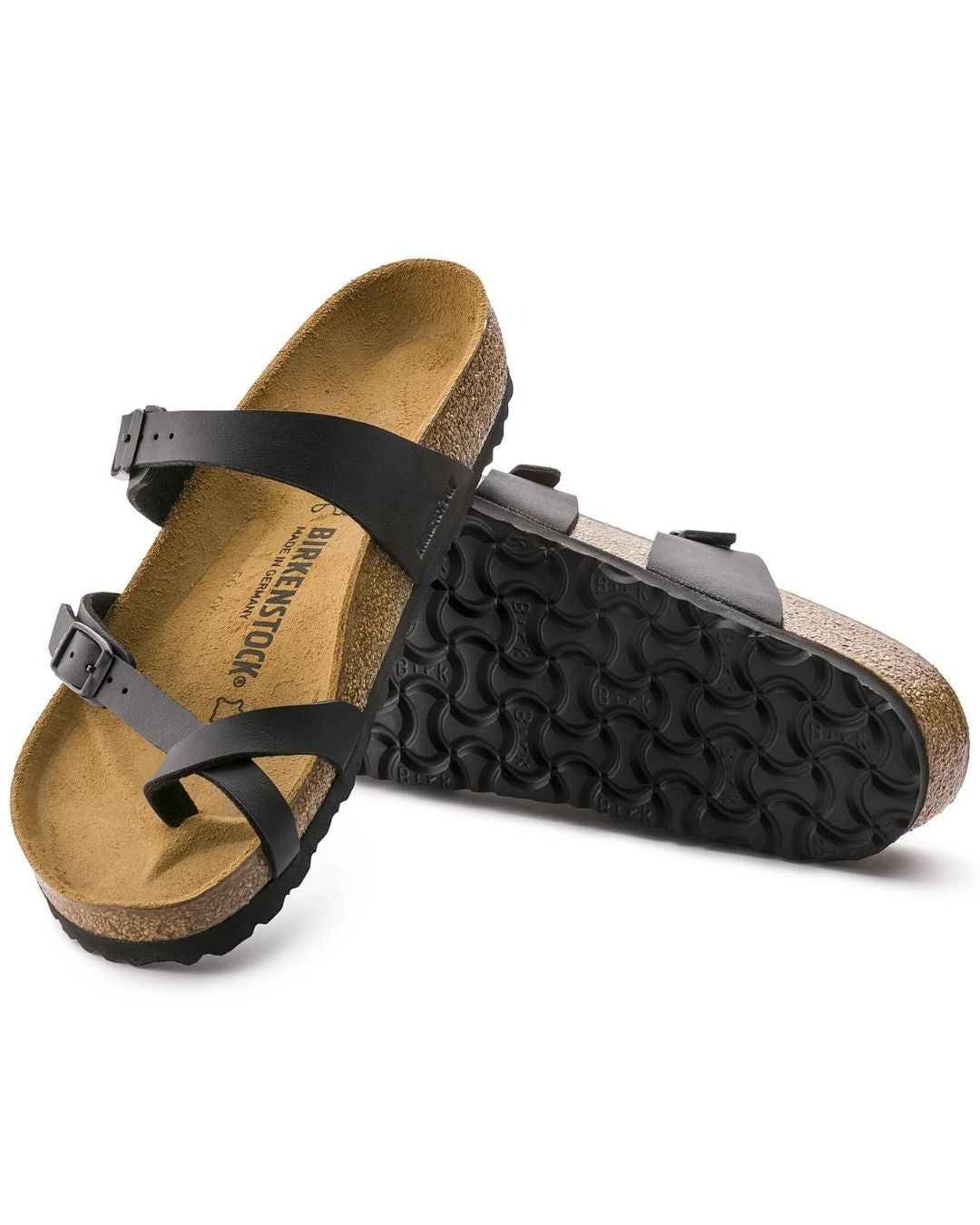 Mayari Birko-Flor Black Unisex Sandals
