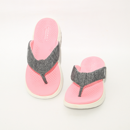 PEARL - Women's Pink/Grey Slippers