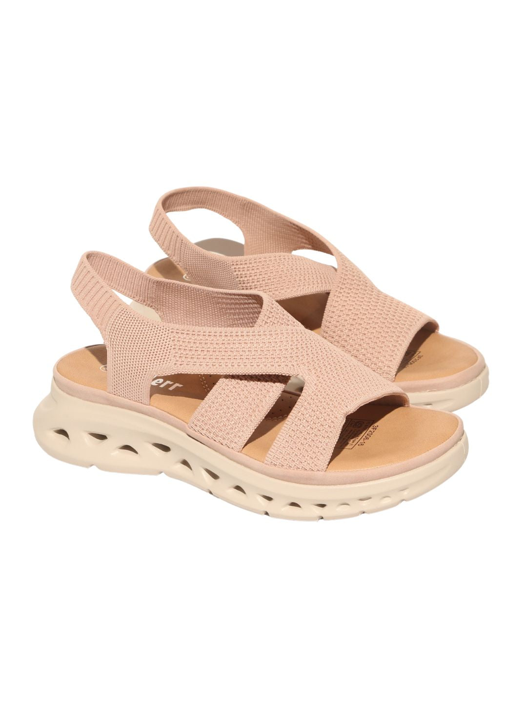 Pink Cross Strap Comfy Sandals