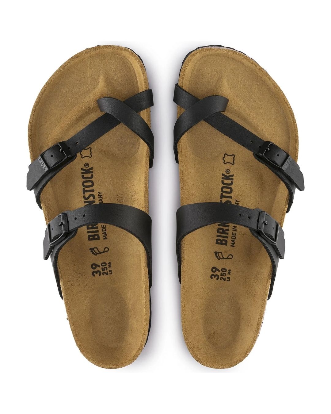 Mayari Birko-Flor Black Unisex Sandals