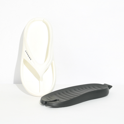DUKE - B&W Removable sole Slippers