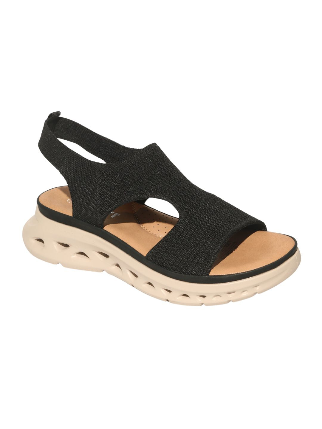 Black Casual Comfy Sandals