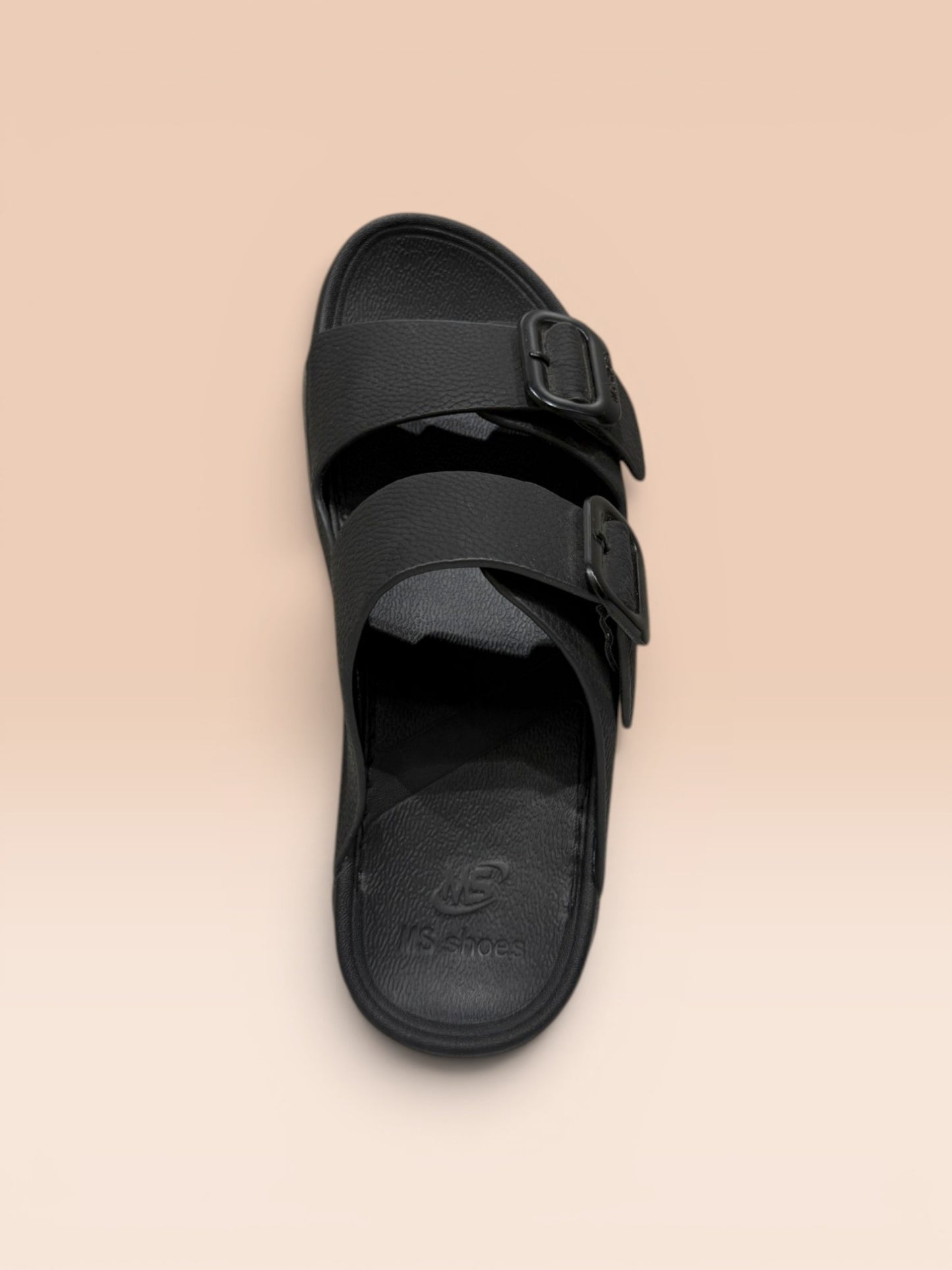 Men Double-Strap Buckle Sandals