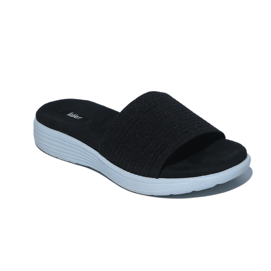 Black Comfy Slides