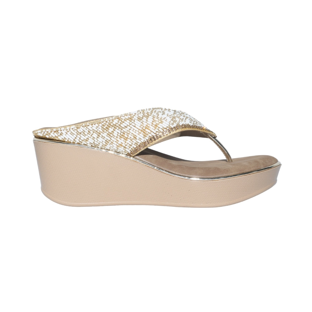 Gold Shimmer Wedges