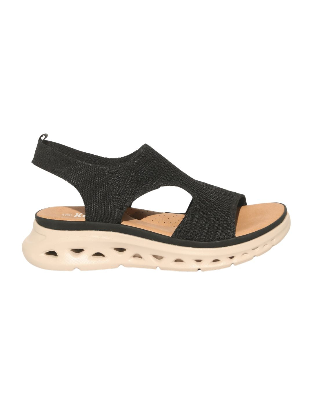 Black Casual Comfy Sandals