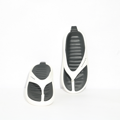DUKE - B&W Removable sole Slippers
