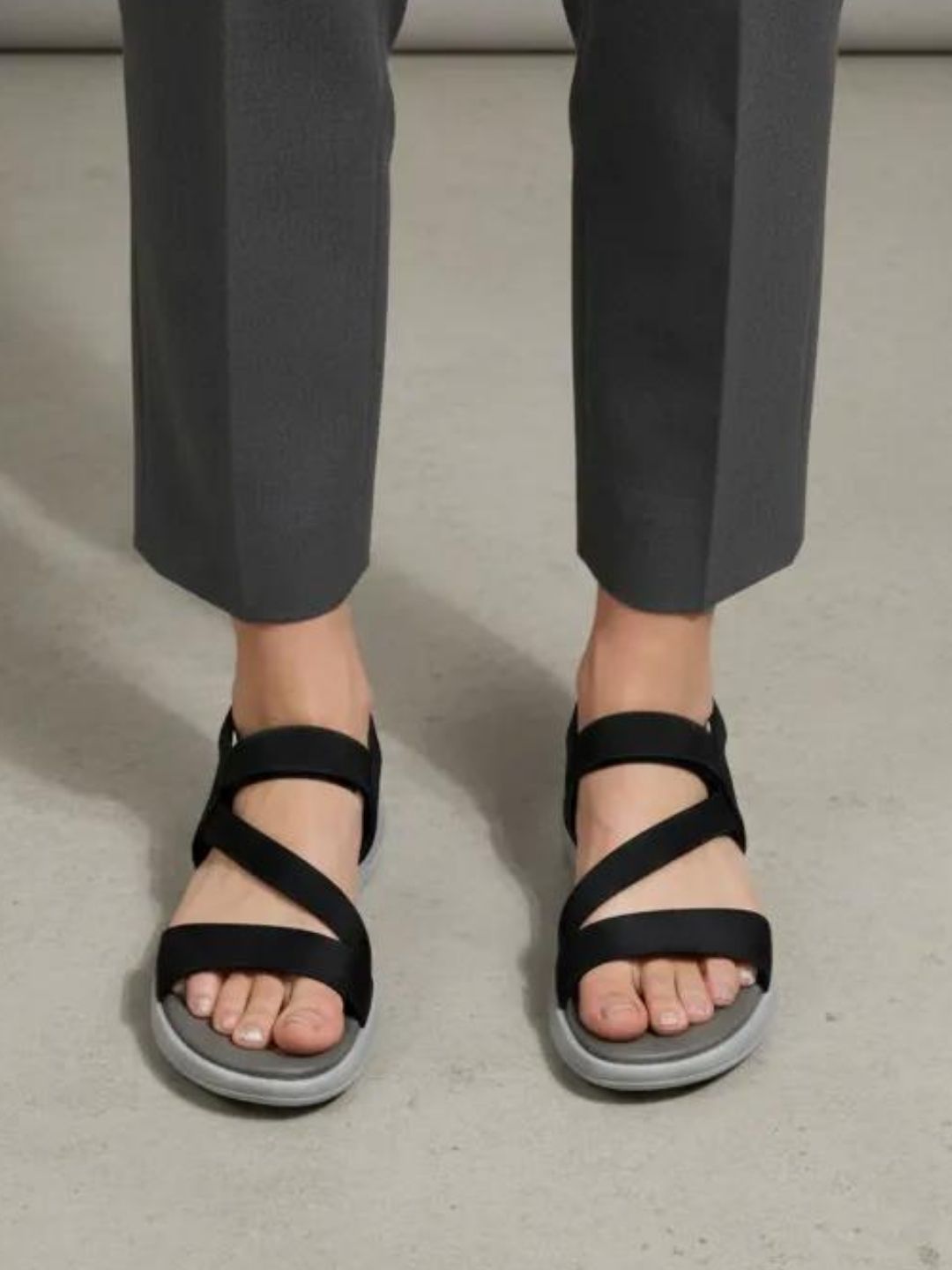 Black Casual Sandals