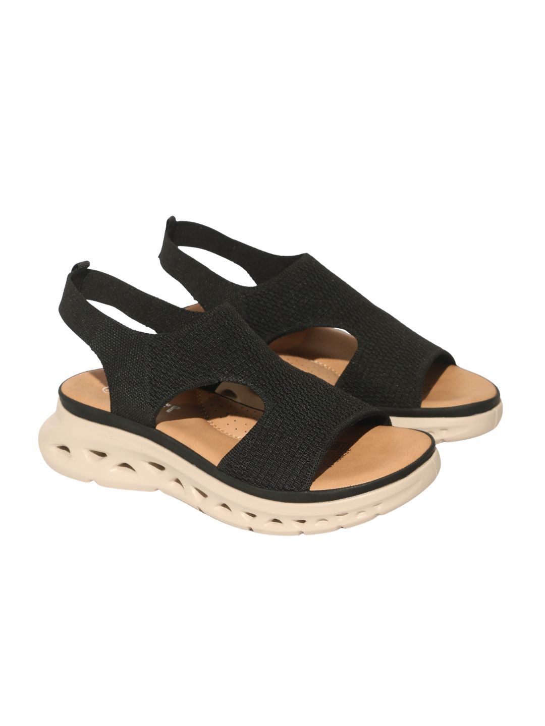 Black Casual Comfy Sandals