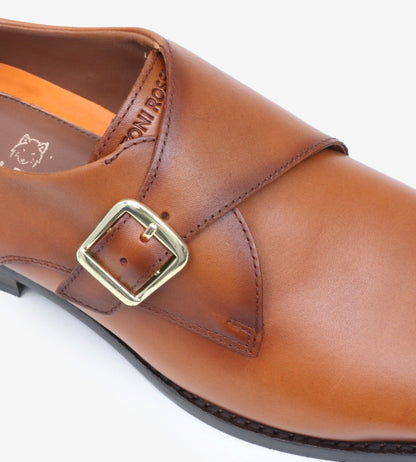 Porto Tan - Buckle Embellished Shoe