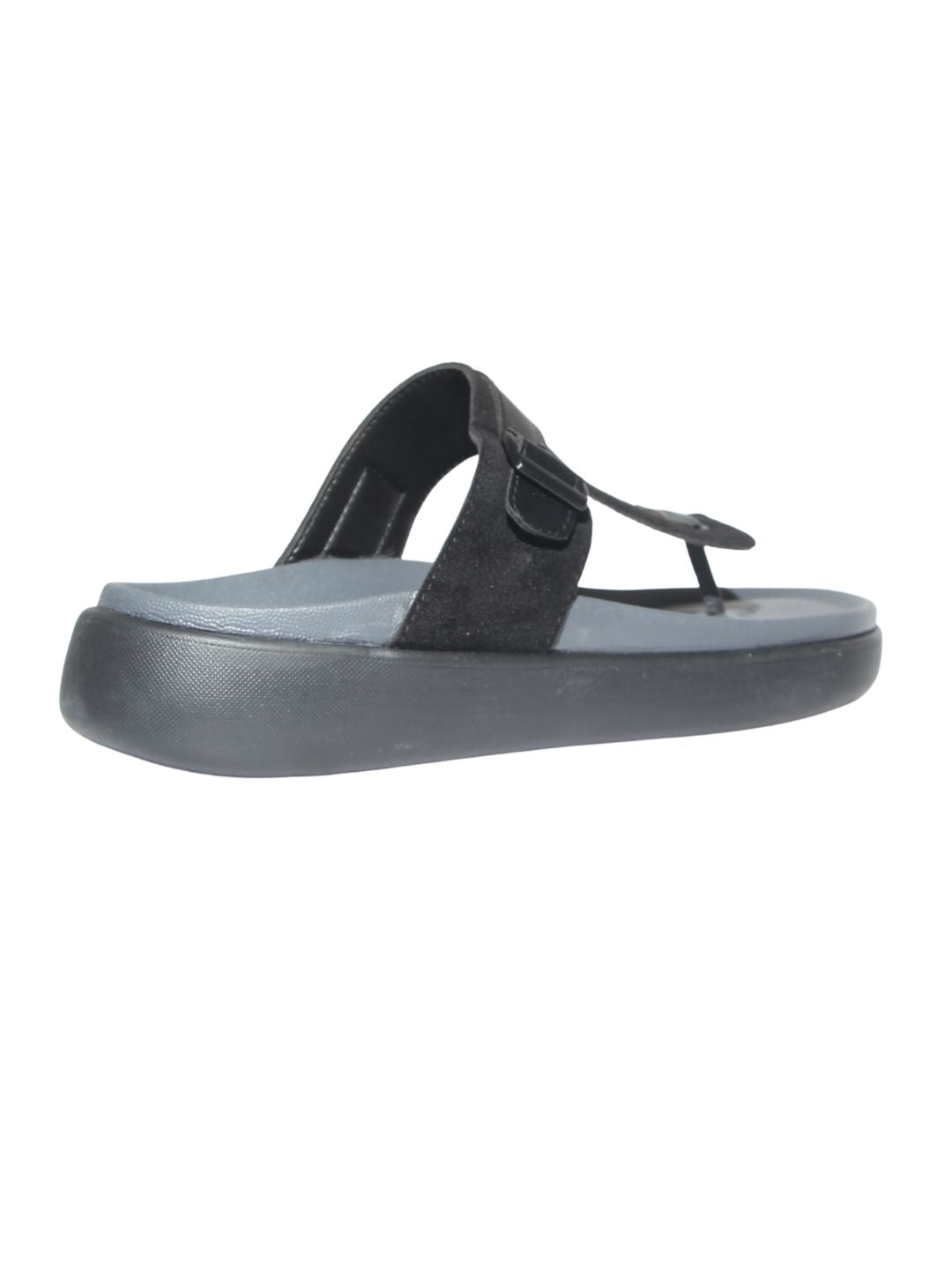 Men's Casual Black Slippers