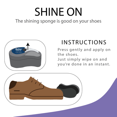 Helios Shine On | Shoe Polish | Shoe Shiner | Leather Shoe Shiner