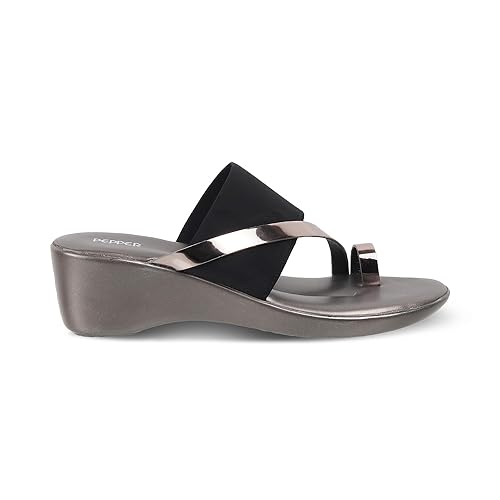 Casual Open Toe Black Sandal