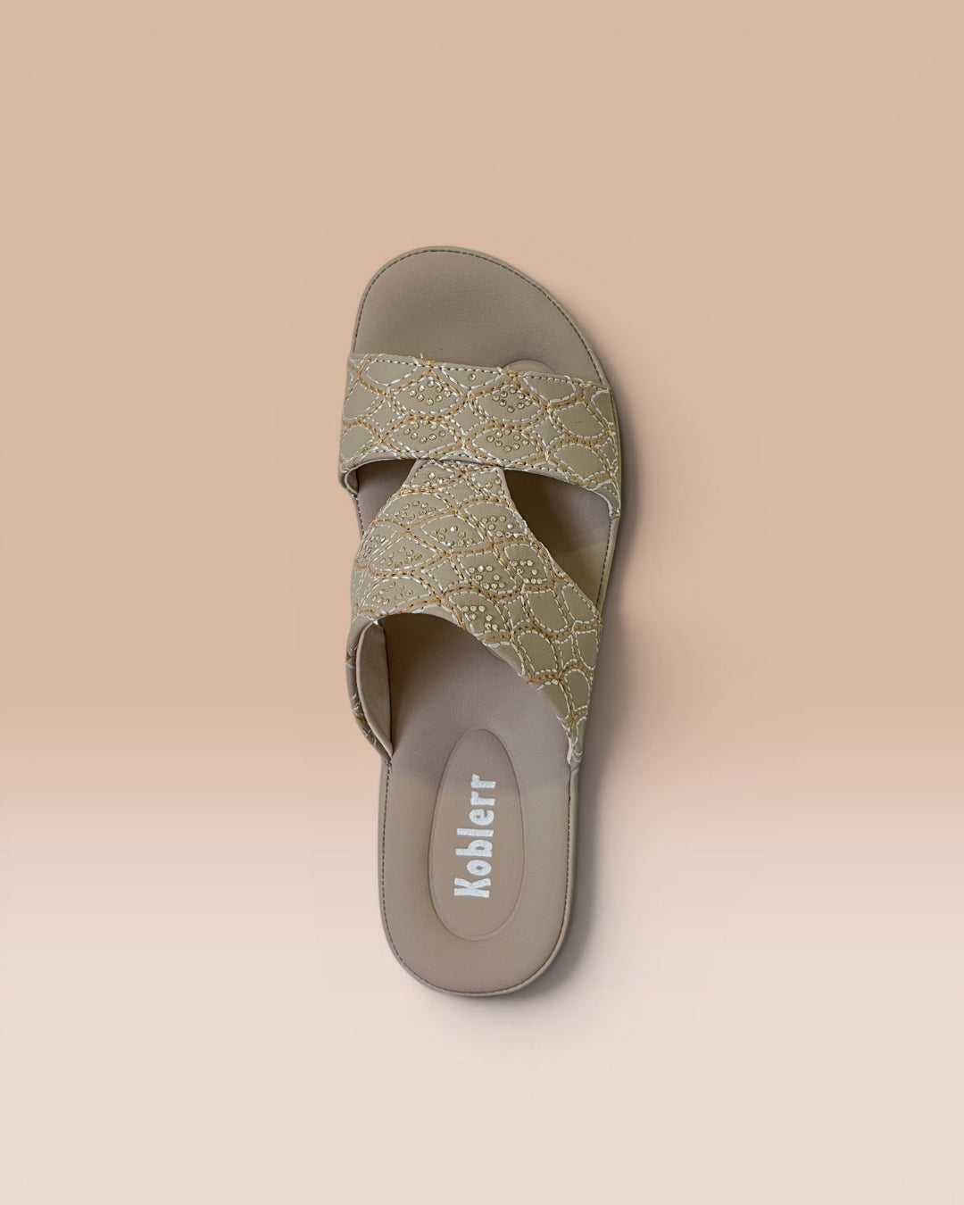 Women Cream Comfort Sandals